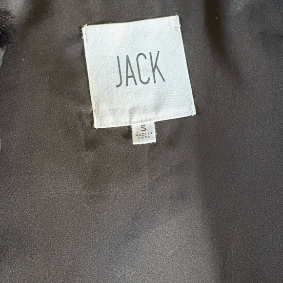 Jack Faux Fur Vest Black Small - Picture 3 of 4